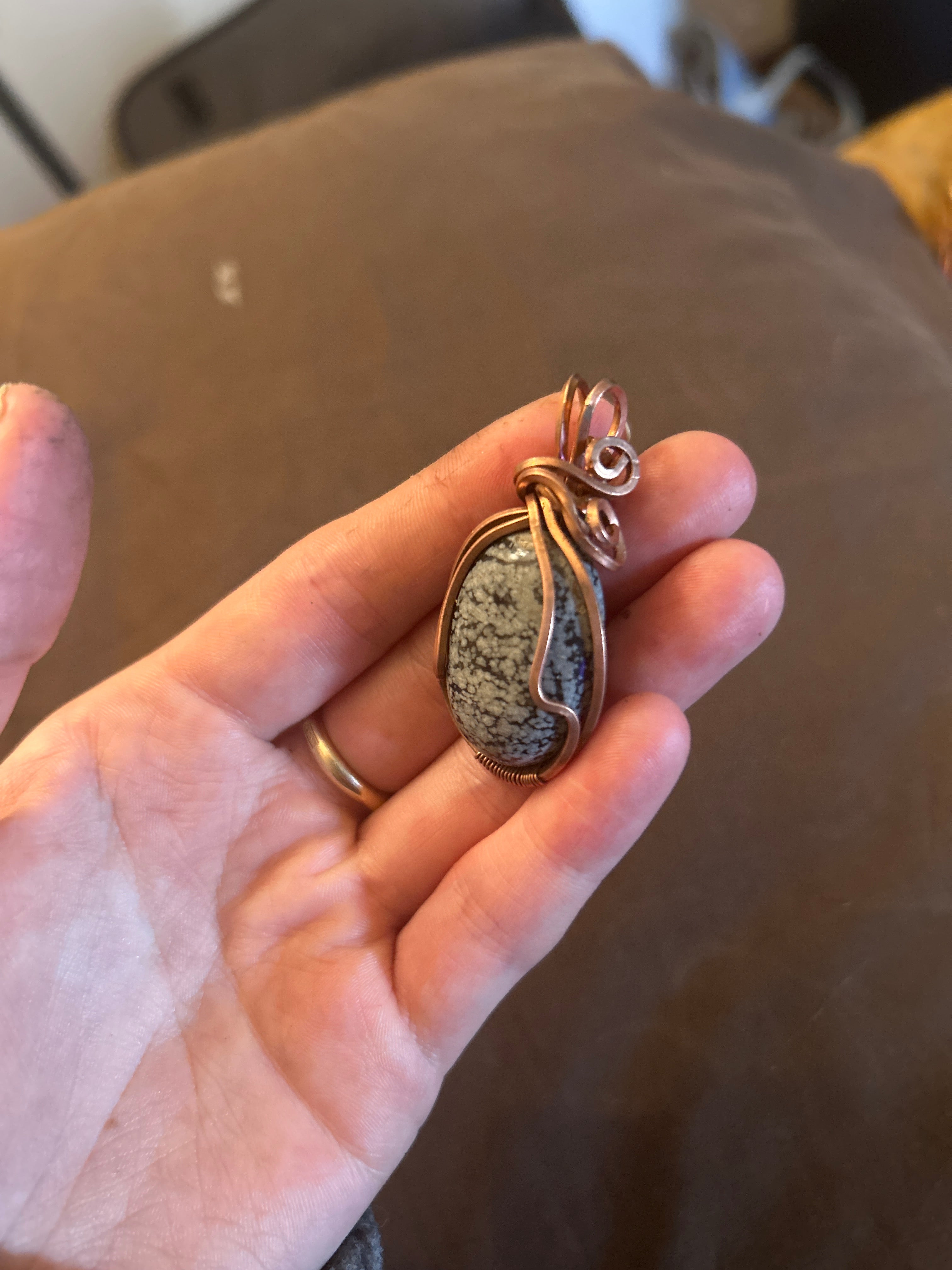 Wrapped stone