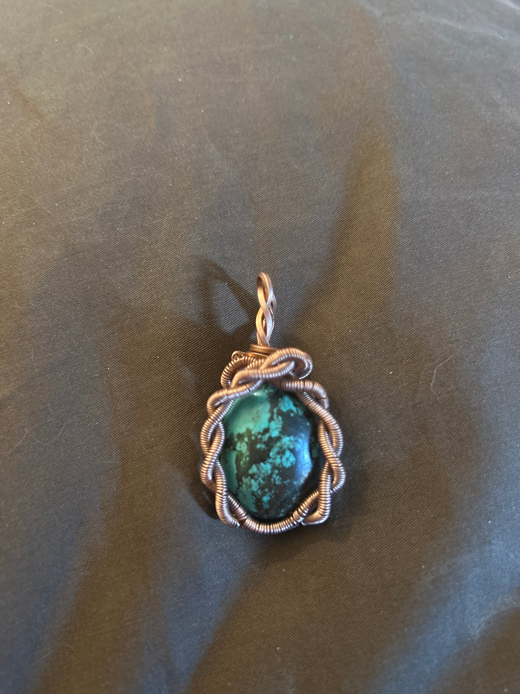 Copper Wrapped Turquoise