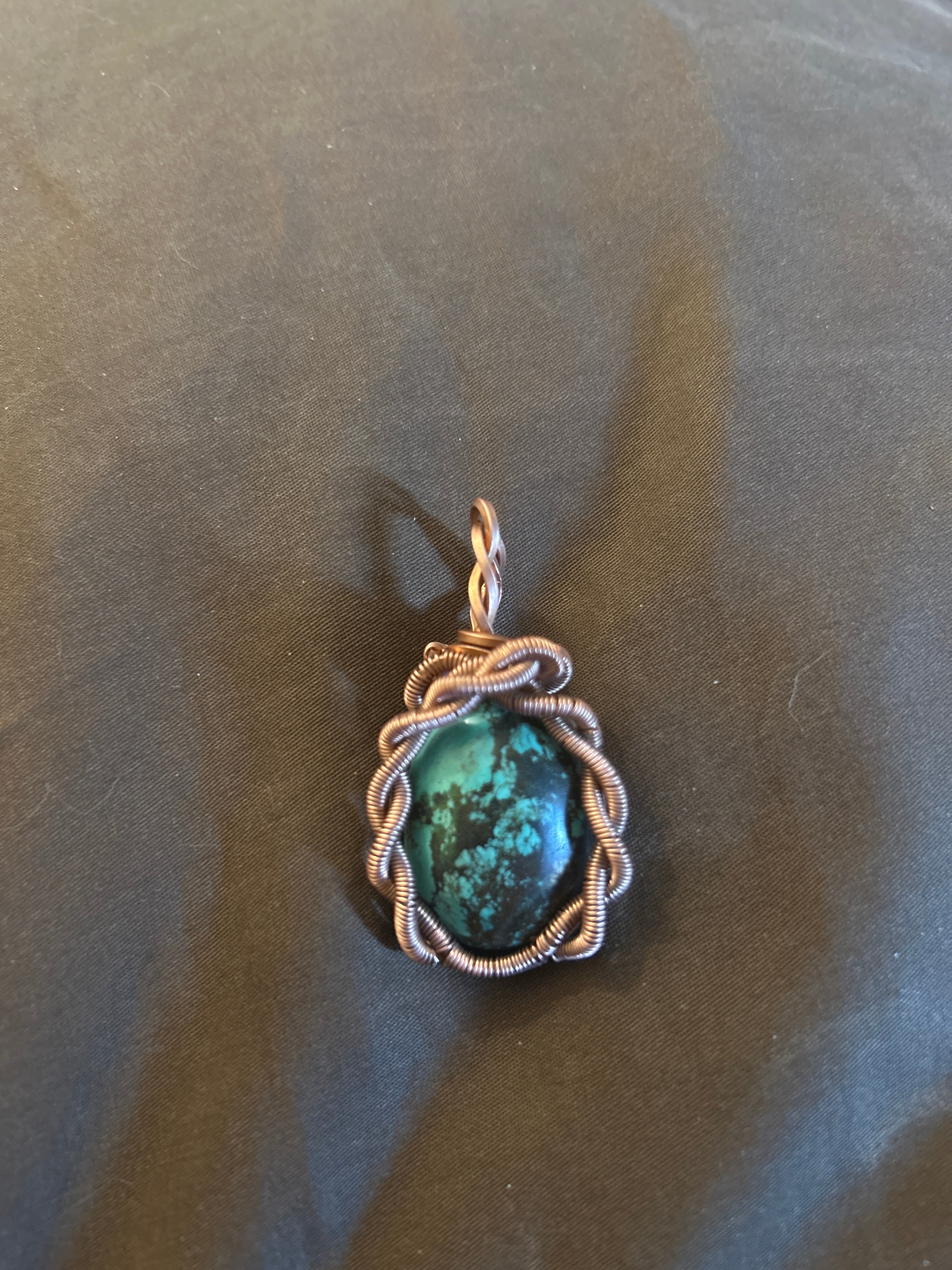 Copper Wrapped Turquoise
